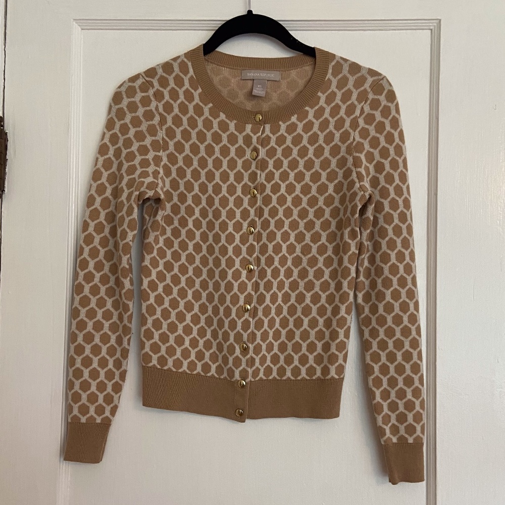Banana Republic Cardigan, Geometric, in XS